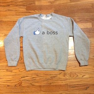 Like A Boss Crewneck Sweatshirt